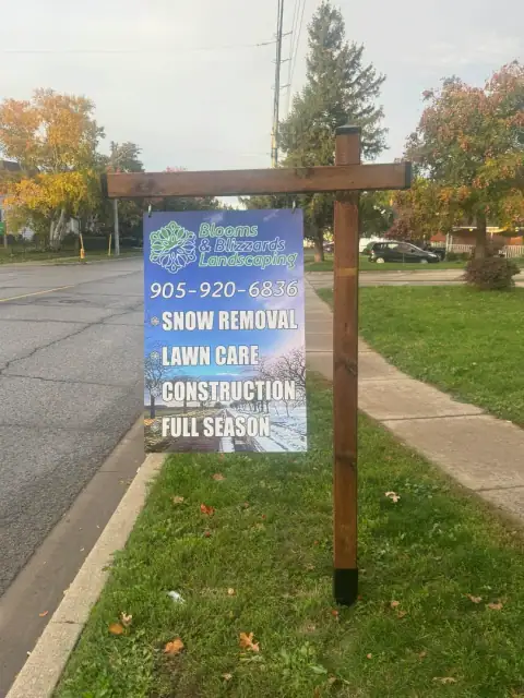 Landscaping work by Blooms And Blizzards