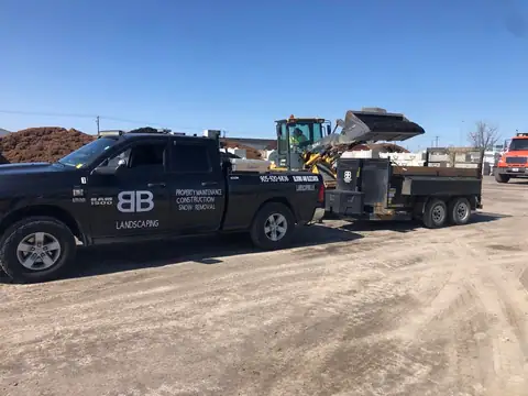 Landscaping work by Blooms And Blizzards