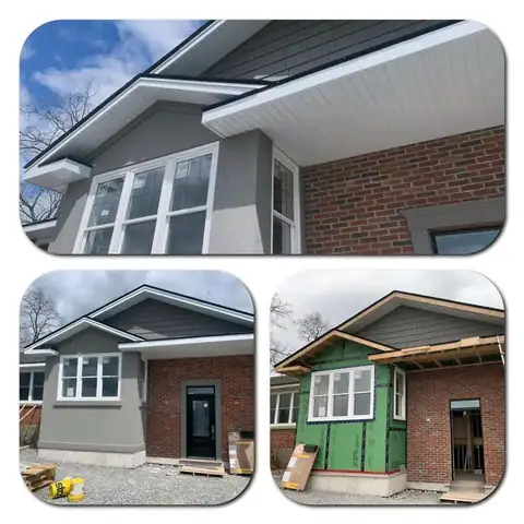Siding Installation work by Exterior services(siding, soffit, fascia, trough etc.)