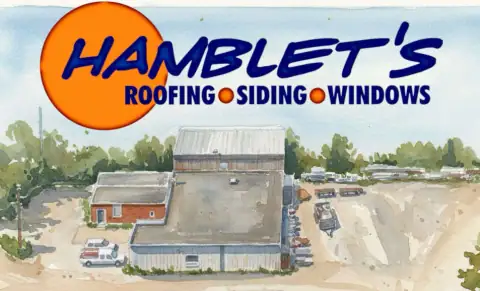 Hamblet’s Roofing & Siding Inc: roofing work