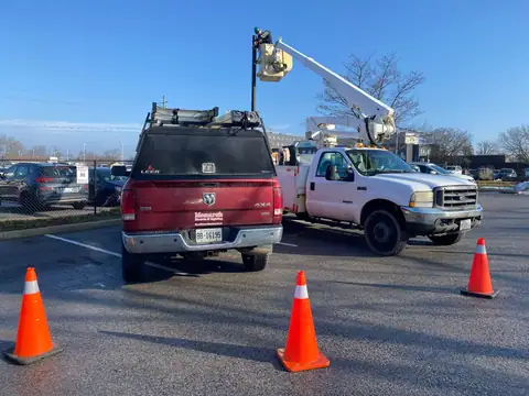 Electrical work by Monarch Electric & Lighting