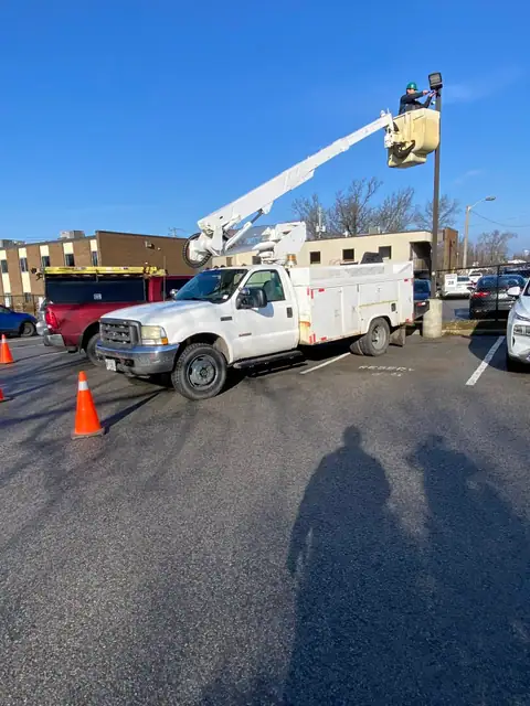 Electrical work by Monarch Electric & Lighting