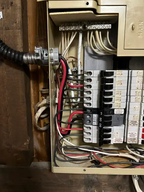 Electrical work by Monarch Electric & Lighting