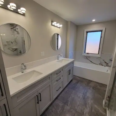 Bathroom Renovation Specialist work by TrueCraft Renovations