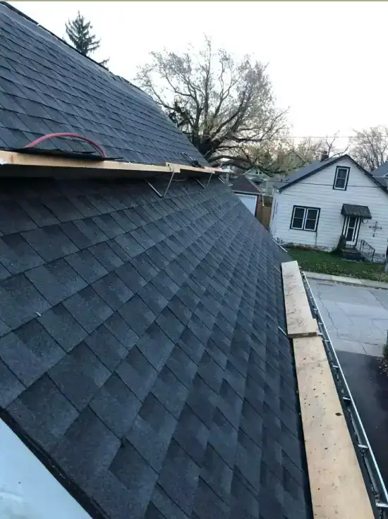 Roofing work by Welland Residential